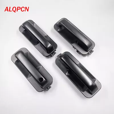$75.99 • Buy 1 Lot Front And Rear Door Matt Black Door Outer Handle Fit Ford F150 2015-2020