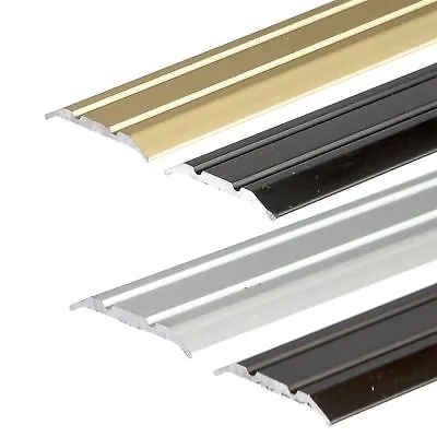 Door Threshold Aluminium Trim 930x25x3.5mm Floor Bar Ramp Strip Edge Laminate • £7.29