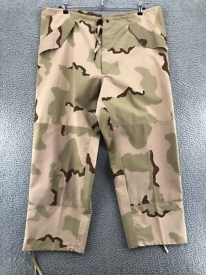 Gore Seam Pants Mens Extra Large Desert Camo Cold Weather Waterproof Gorpcore • $39.99