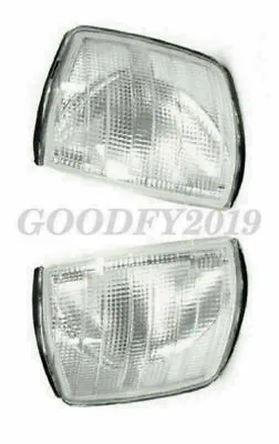 One Pair Clear Corner Lights For USA Mercedes Benz W201 84-93 190E 190D • $50.54