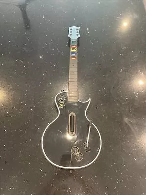Xbox 360 Guitar Hero Wireless Gibson Les Paul Guitar Red Octane 95123.805 Black • $104.95