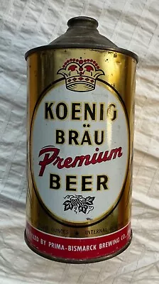 Vintage Koenig Brau Quart Cone Top Beer Can • $1150