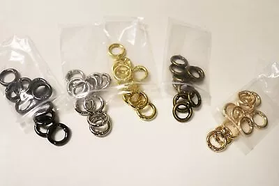 10 Pcs Metal Ring CHOOSE COLOR Spring Gate O-Ring FREE SHIPPING US SELLER • $8.99