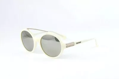 New! Balmain Women's Round/Bar Sunglasses BL2048A C03 Ivory Size 54mm • $79.99