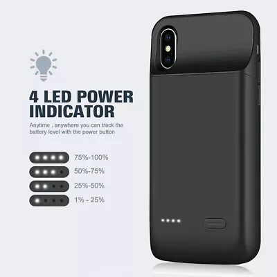 $65.54 • Buy Stamina Slim Fast Charging Battery Case For IPhone 6S 7 8 Plus X XR 11 12 13 Pro