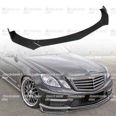 For Mercedes Benz E350 Front Lip Splitter Spoiler Body Kit E-Class E65 E63 E400 • $61.68