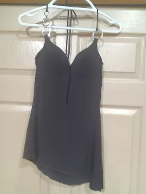 MKM Designs Women's Black Tie Around The Neck Blouse Size L • $18