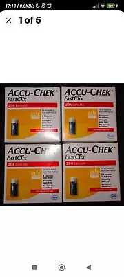  Accu-Chek FastClix LancetsAccu-Chek FastClix Lancet Total 4 Boxes Of 204 • £15