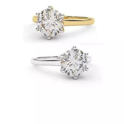 One Carat  Lab Grown Diamond Ring Offered In Yellow Or White Gold  • £699