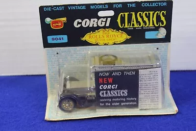 Vintage Corgi Classics 1912 Rolls Royce-Silver #9041 Diecast Britain 1985 • $49.95