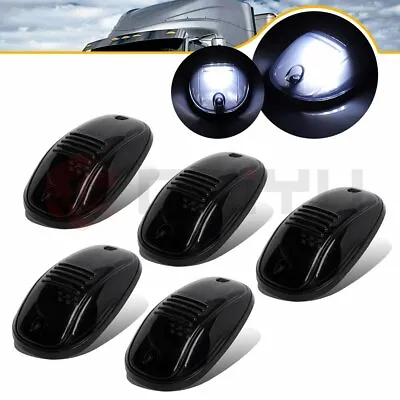 5x Smoked Lens Rooftop Cab Running Light LED 6000K For Dodge RAM 1500 2500 3500 • $20.03