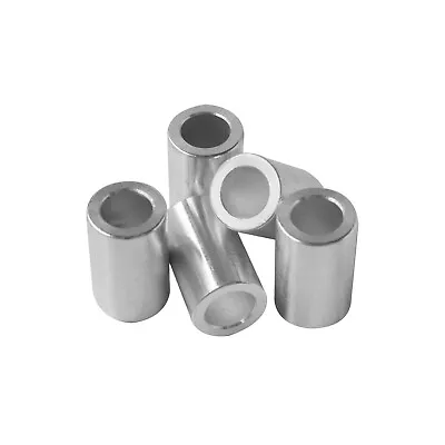 New Aluminum Spacer Bushing 5/8  OD X 3/8  ID--Fits M10 Or 3/8  Bolts • $9.55