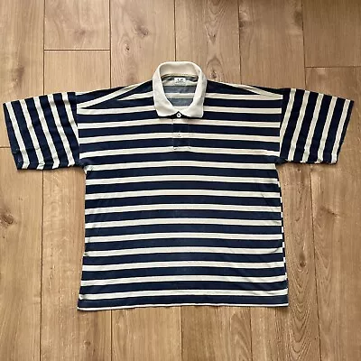 Vintage CP Company Ideas By Massimo Osti Polo Shirt 80s Striped Breton • £99