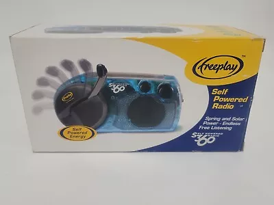 $63.74 • Buy FREEPLAY Self Powered & Solar Radio AM/FM Emergency Radio Clear Blue - New
