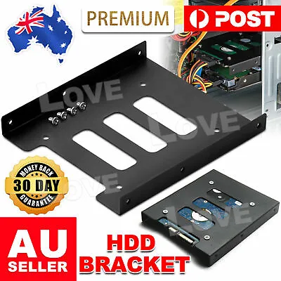$3.65 • Buy 2.5 Inch To 3.5 Inch SSD HDD Adapter Rack Hard Drive SSD Mounting Bracket NC