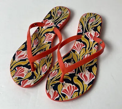 Melissa Jason WU Woman’s Flip Flops Thong Jelly Sandals Multicolor Size 9 • $29.99