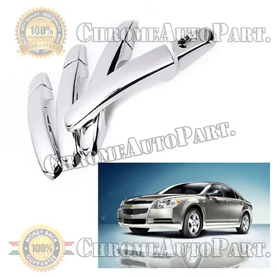 For 2008-2012 Chevy Malibu Chrome Door Handle Cover Covers 2009 2010 2011 • $17