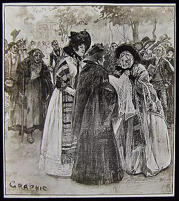 £15 • Buy Glass Magic Lantern Slide QUEENS FIRST PUBLIC APPEARANCE C1900 BRITISH ROYALTY