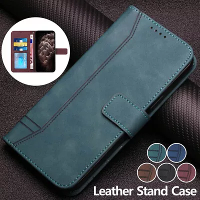 For VIVO Y12S Y20 Y21S Y33S Y53S Shockproof Wallet Soft Leather Flip Case Cover • $13.99