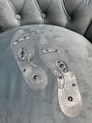 £2.40 • Buy Magnetic Massage Shoe Insoles Foot Therapy Reflexology Pain Relief