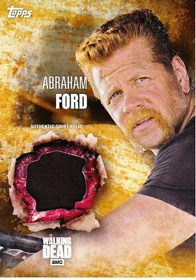 £26.96 • Buy The Walking Dead Season 5 Costume Relic Card Abraham Ford /99