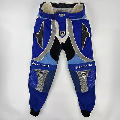 Fly Racewear Yamaha Cobra Race Pants Mens 32 Motocross Blue Black Dirt Bike • $50.93