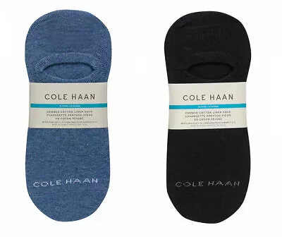 Cole Haan Men's Liner Socks 10 Pairs Fit Size 7-12 • $24.95