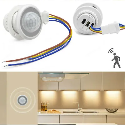 AC 110V 220V PIR Infrared Body Motion Sensor Detector Control Switch Wall Light • $6.99