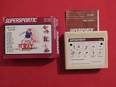 Supersportif 10 Games Video Programmable Hanimex Console PC-501 Complete Pal FR • $57.01