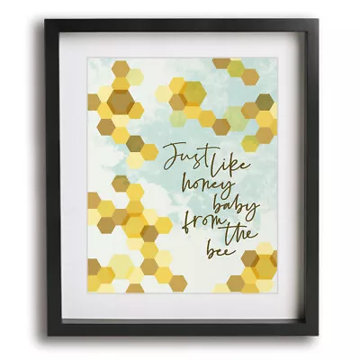 Van Morrison | Tupelo Honey - Modern Music Song Lyric Wall Art Print Poster • $119.99