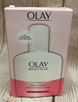 Olay Beauty Fluid Face And Body Moisturising Fluid Normal/Dry/Combo  200ml • £12.95