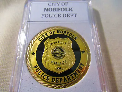 City Of Norfolk Va. Police Dept Challenge Coin • $14.99