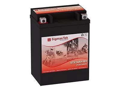 SigmasTek STX14AH-BS SLA Battery Replacement For Honda VT800C Shadow 800CC 1988 • $43.99