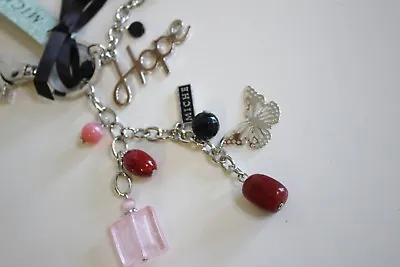 Miche Women's Purse Charm Keychain Ring Hope Cancer Awareness Butterfly • $12.99