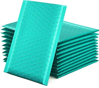 Brand New 4  X 8  Teal Colored Padded Bubble Mailers • $5