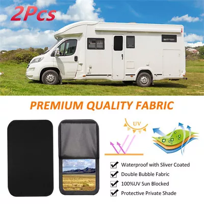 2PCS 16x25  Door Window Shade Cover Car Sunshade Windshield Shower Cover For RV • $14.09