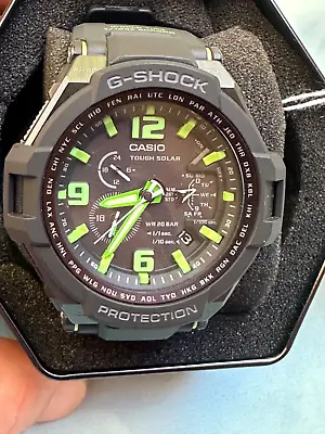 Casio G-Shock G-1400 Gravity Defier Solar Men Watch Green G-1400D-1A3DR Rare New • $399