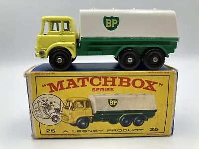 Matchbox Series Lesney 25 C Bedford B. P. Tanker + Original Box E1 • £20