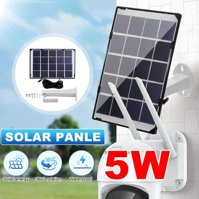 $28.49 • Buy 5W Solar Panel Solar Cell  Home Battery Charging Tool For Solar Garden Lighting