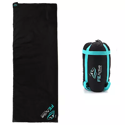 FE Active Sleeping Bag Lightweight & Compact 15°C Travel Camping Sleeping Sack  • $39.99