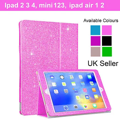 Shockproof Glitter IPad Case Cover Stand For Apple IPad 2345678 Mini 12345 Air2 • £6.80