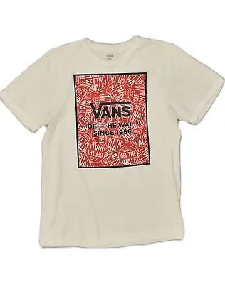 £11.95 • Buy VANS Womens Off The Wall Graphic T-Shirt Top UK 18 XL White Cotton AB93