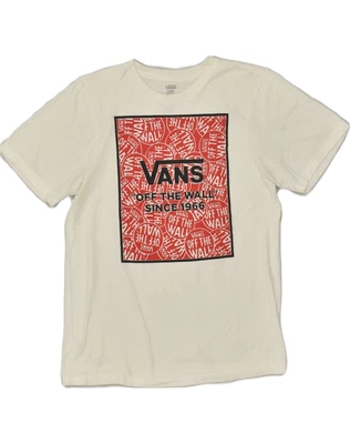 £11.95 • Buy VANS Womens Off The Wall Graphic T-Shirt Top UK 18 XL White Cotton AB93