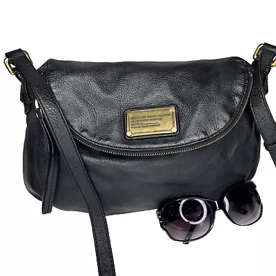 MARC BY MARC JACOBS Classic Q NATASHA Black Crossbody Shoulder Bag • $110