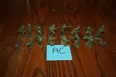 Marx Army Battleground 16-Piece Lot Of Vintage American Soldiers Tank AC - MPC • $23.99