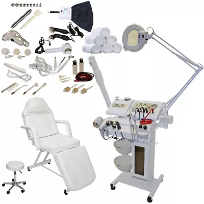 14 In 1 Microdermabrasion Facial Machine Stationary Bed Table Salon Equipment • $1228.88