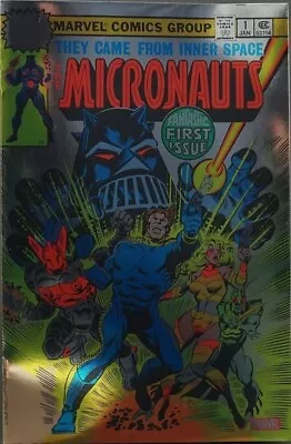 Micronauts (1979) #1 Facsimile Foil Variant NM. Stock Image • $8.98