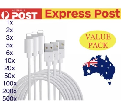 $58.90 • Buy Fast USB Charger Cable Charging Cord For Apple IPhone 7 8 X 11 12 13 14 Pro IPad