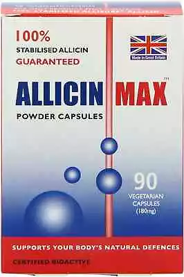 Allicin Max 180mg 90 Vegetarian Caps • £17.20