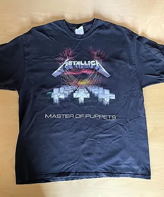 Metallica Master Of Puppets T-Shirt Size XL Black 2007 • $50
